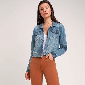 Free People
Rumors Two-Tone Denim Jacket